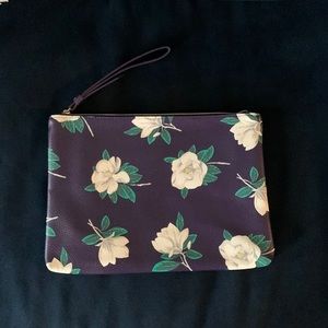 Draper James magnolia clutch or travel bag